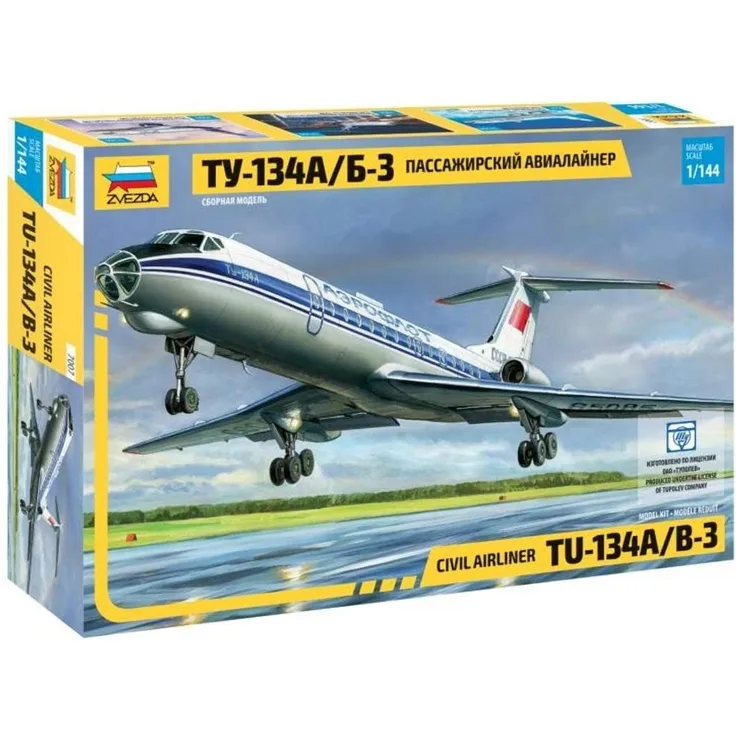 Zvezda Tupolev Tu-134B 1:144 (7007)