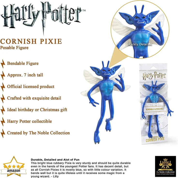 Harry Potter - Biegbare Wichtel Figur, 18cm – Bild 3