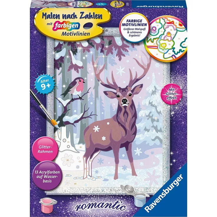 Ravensburger Malen nach Zahlen Malset Stolzer Hirsch