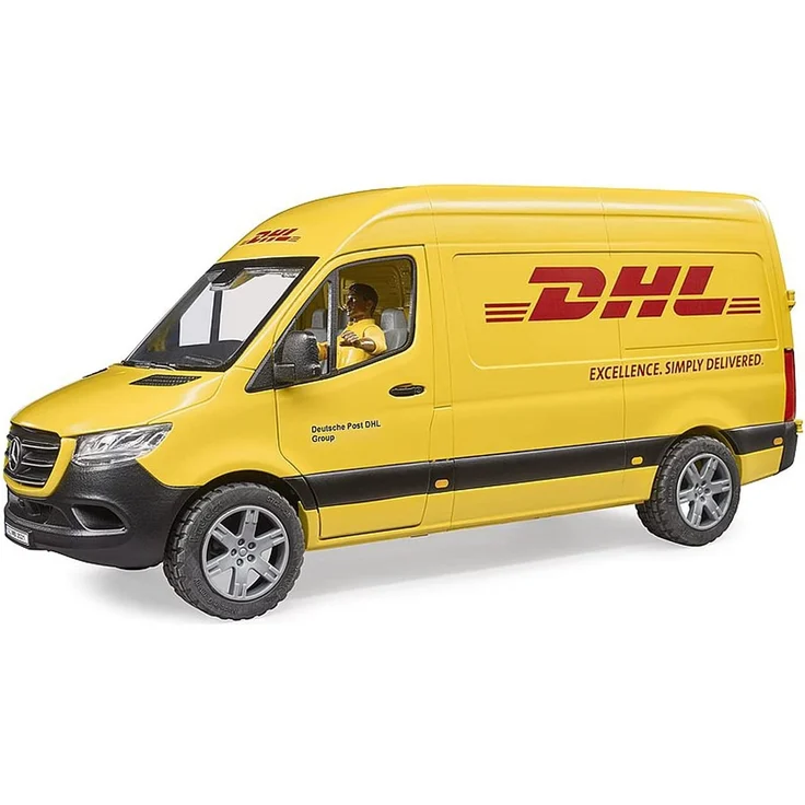 Bruder 02671 'MB Sprinter DHL mit Fahrer', ab 4 Jahren, 43,5 × 16,3 × 18,5 cm, Maßstab 1:16 – Bild 2