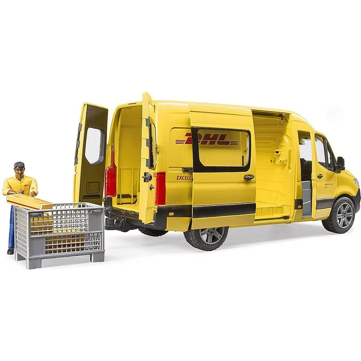Bruder 02671 'MB Sprinter DHL mit Fahrer', ab 4 Jahren, 43,5 × 16,3 × 18,5 cm, Maßstab 1:16 – Bild 4