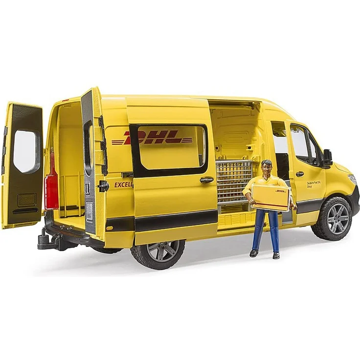 Bruder 02671 'MB Sprinter DHL mit Fahrer', ab 4 Jahren, 43,5 × 16,3 × 18,5 cm, Maßstab 1:16 – Bild 6