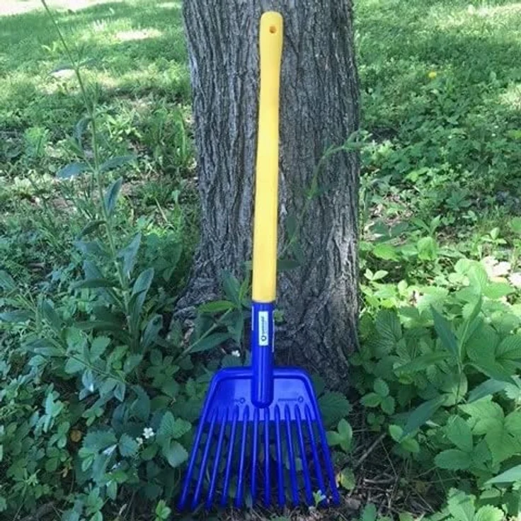 spielstabil Laubrechen blau 67cm – Bild 4