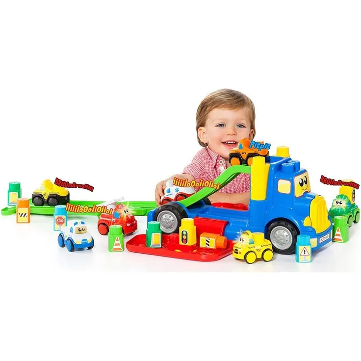 Moltó Lastwagen mit Bausteinen (82 cm)
