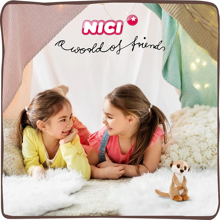 NICI Kuscheltier Erdmännchen 15 cm – Erdmännchen Plüschtier für Mädchen, Jungen & Babys – Flauschiges Stofftier Erdmännchen zum Kuscheln, Spielen und Schlafen – Gemütliches Schmusetier – 46343 - Preisvergleich – Bild 6