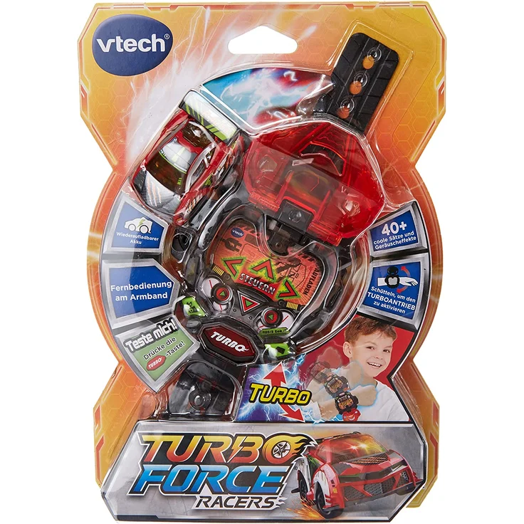 VtechTurbo Force Racers - Super Car rot, Ferngesteuertes Auto, Mehrfarbig – Bild 7