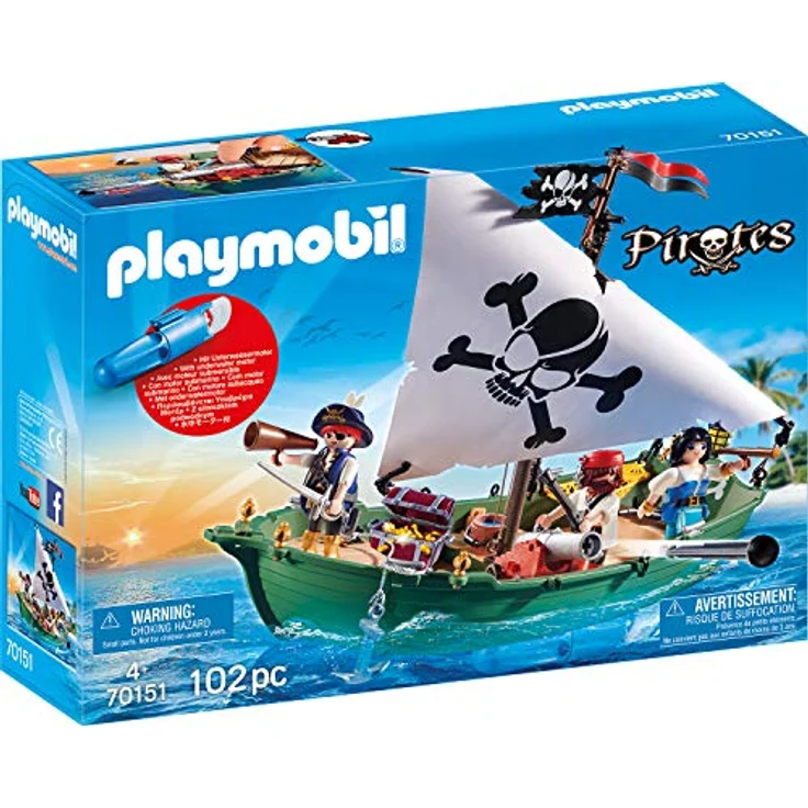 Playmobil 70151 Piratenschiff – Bild 1