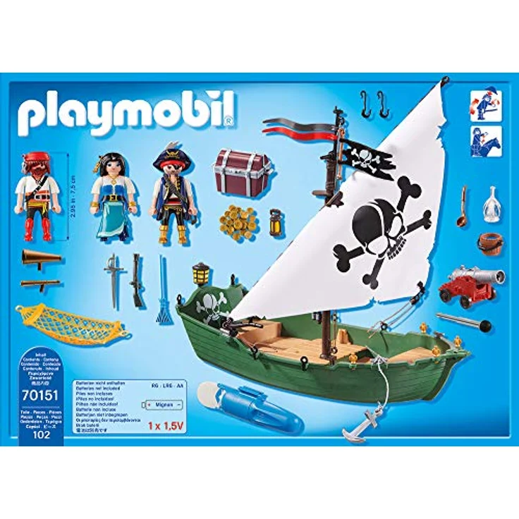 Playmobil 70151 Piratenschiff – Bild 3