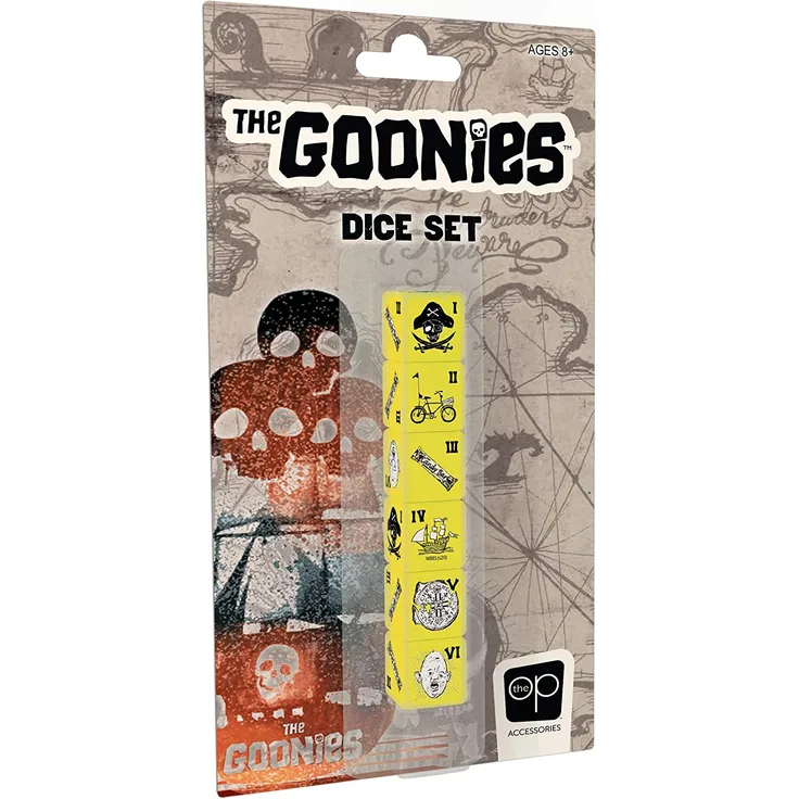 AC010-718 - The Goonies Würfelset, 6 Stück