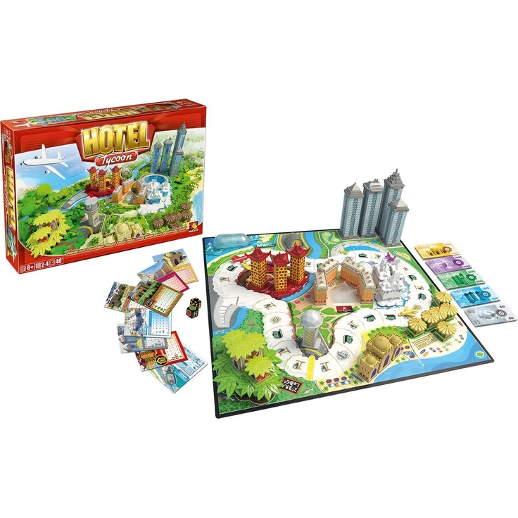 Asmodee Hotel Tycoon, Familienspiel, Strategiespiel, Deutsch – Bild 3