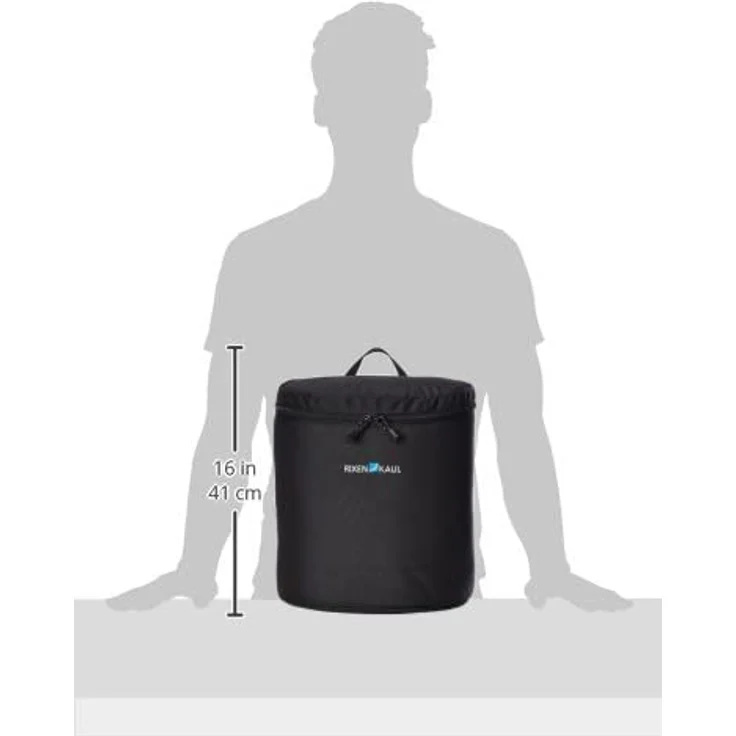 KLICKfix CITY Tasche schwarz hinten Fahrradtasche – Bild 6