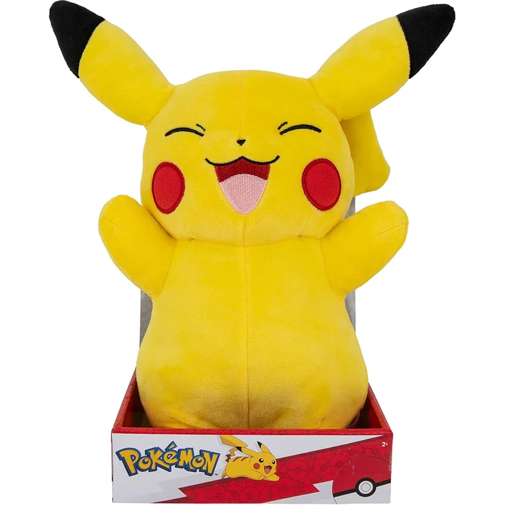Pokémon - Pikachu jubelnd - Plüsch 30 cm – Bild 4