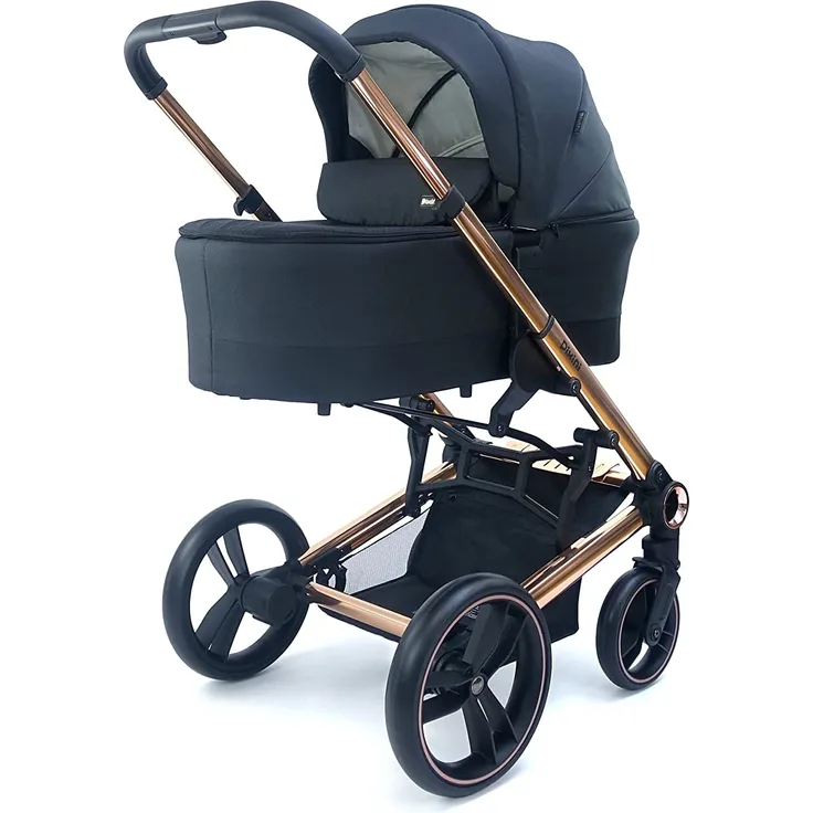 Pixini Kinderwagen 2in1 Cariba gold/schwarz