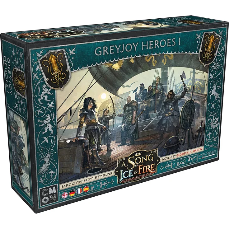 CMND0161 - Song of Ice & Fire: Greyjoy Heroes #1, Brettspiel, für 2 Spieler, ab 14 Jahren