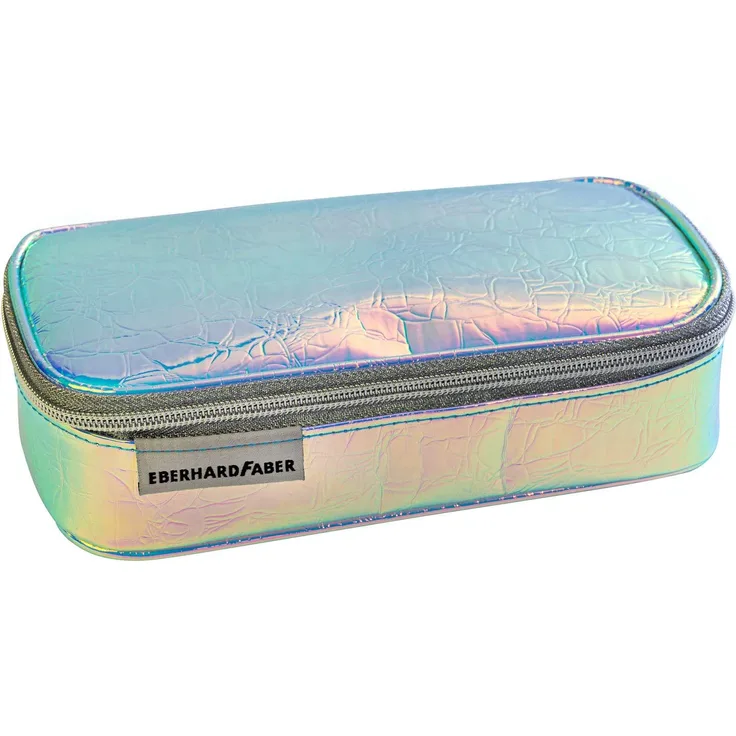 federmäppchen Flip Flop junior 21,5 cm Polyester silber