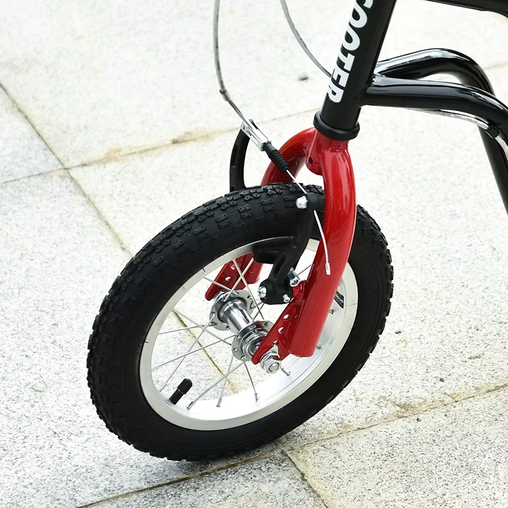 Kinderroller mit höhenverstellbaren Lenker (Farbe: schwarz) – Bild 9