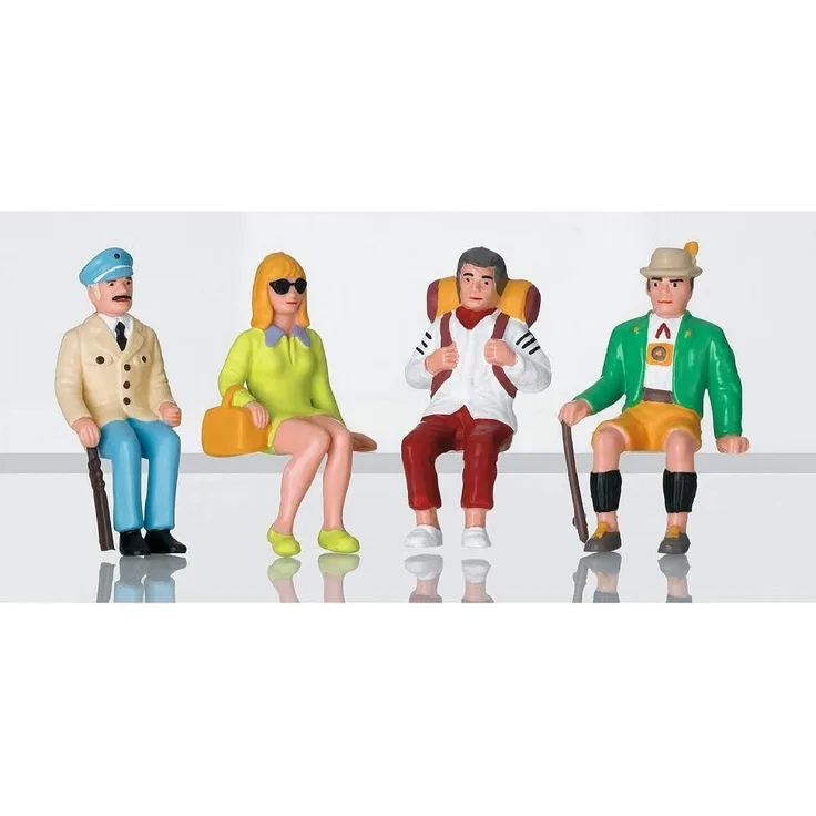 LGB 53007 Figuren-Set Touristen sitzend - Spur G - Neu - OVP