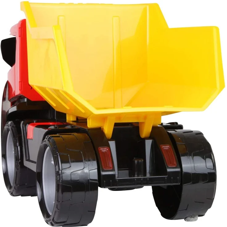 Lena 02143 - Starke Riesen GIGA Truck Muldenkipper Titan, Kipplaster ca. 51 cm, großes Baustellen Spielfahrzeug für Kinder ab 3 Jahre, Stabiler Kipper LKW, markant und modern, mit Mulde zum Kippen – Bild 7