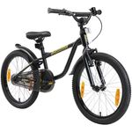 Bikestar Löwenrad Kinderfahrrad Metall 20" Schwarz
