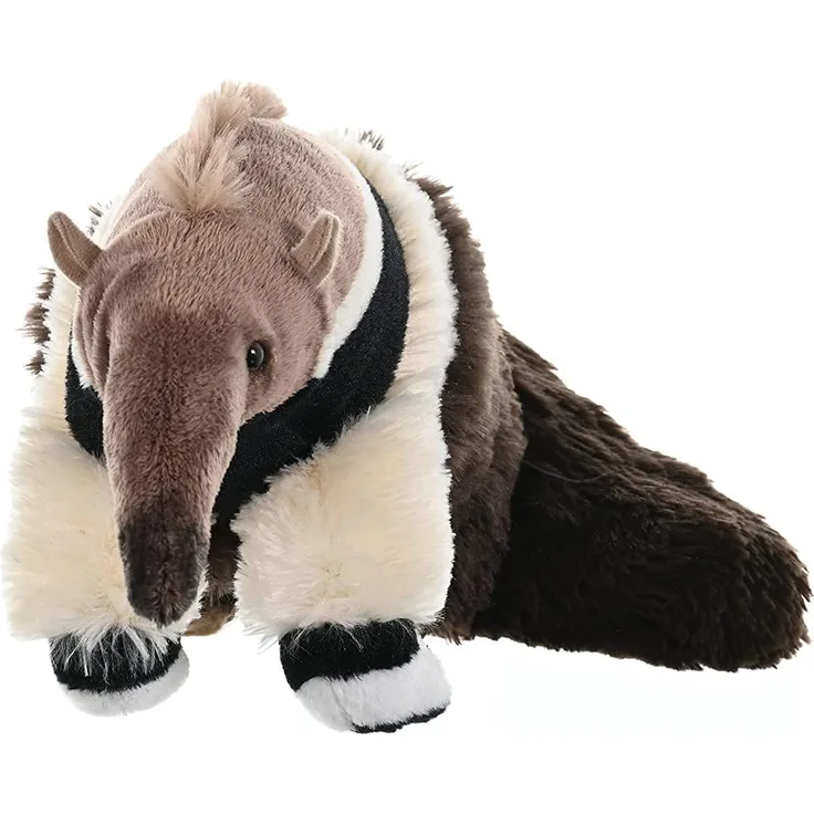 Wild Republic 11652 Plüsch Ameisenbär, Cuddlekins Kuscheltier, Plüschtier, 30 cm, Multi