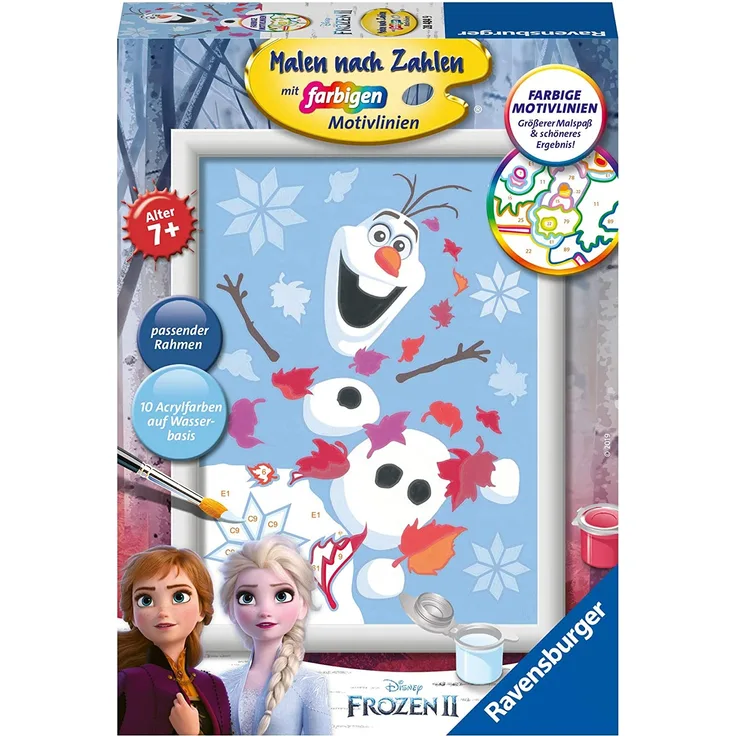Ravensburger Malen nach Zahlen Disney Frozen 2 Fröhlicher Olaf