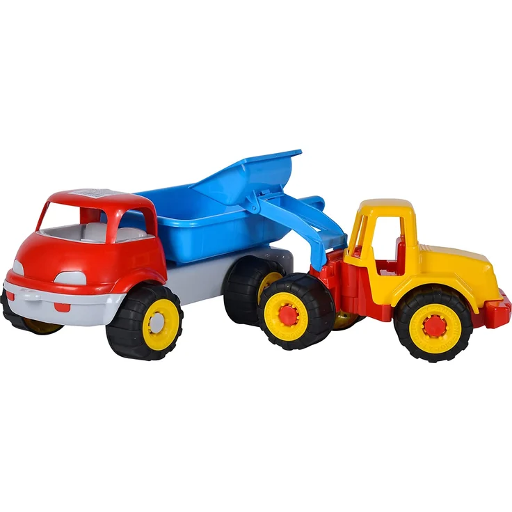 LKW Kipper mit Bagger gefüllt - Outdoor- Sand Laster – Bild 3