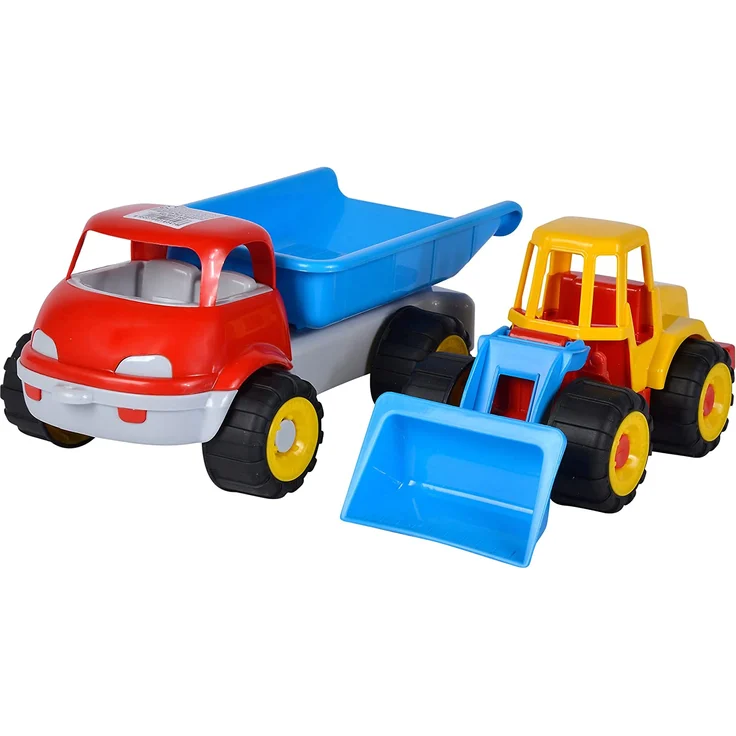 LKW Kipper mit Bagger gefüllt - Outdoor- Sand Laster – Bild 2