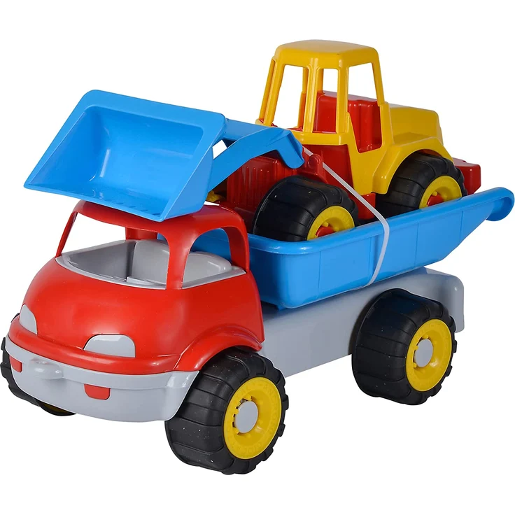 LKW Kipper mit Bagger gefüllt - Outdoor- Sand Laster – Bild 1