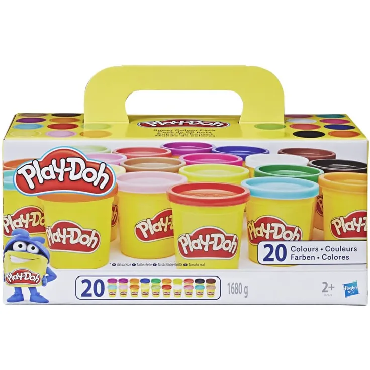 Hasbro - Play-Doh - Super Farbenset, 20er Pack