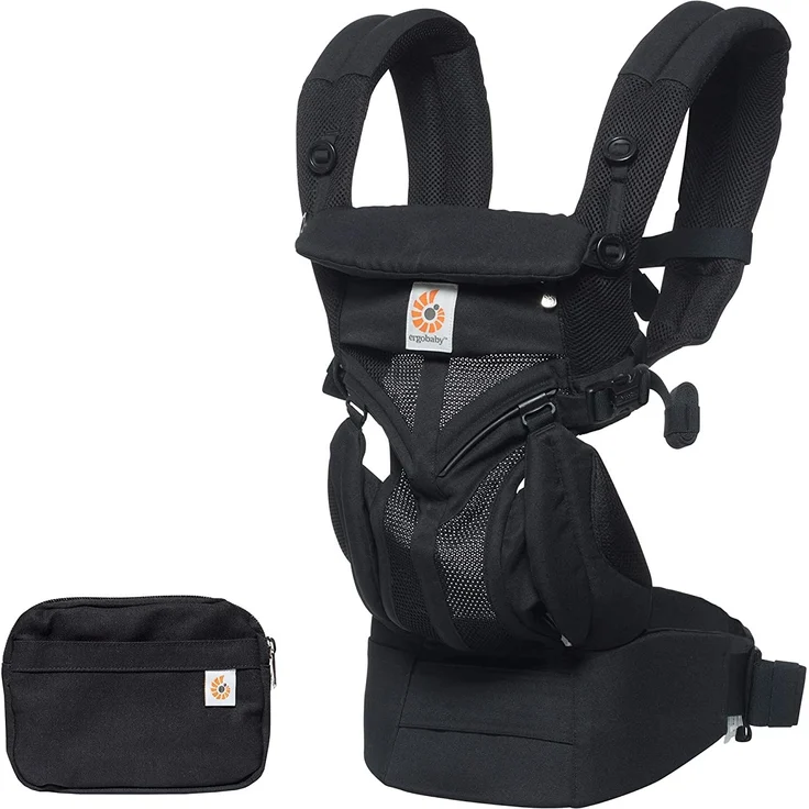 Ergobaby 'Omni 360' Babytrage 4-Postionen Cool Air Mesh Onyx Black – Bild 1