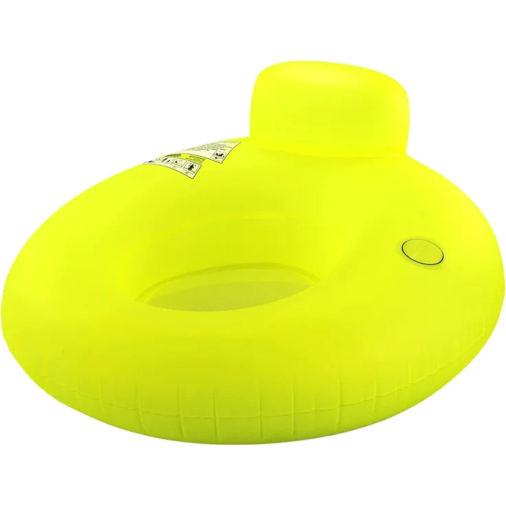 Best Sporting aufblasbarer Wassersessel mit Rückenlehne,gelb
