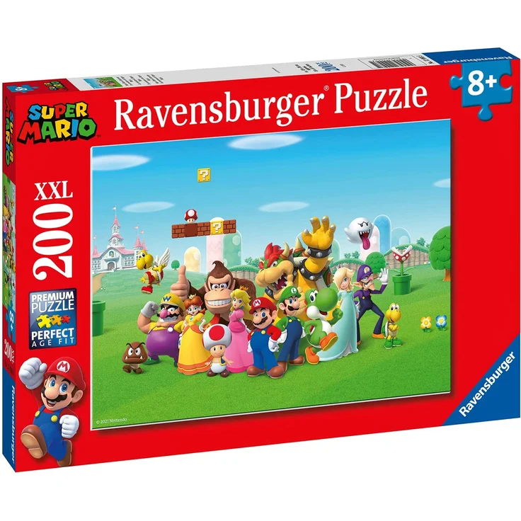 Ravensburger Kinder Puzzle XXL 200 Teile Super Mario Abenteuer – Bild 2