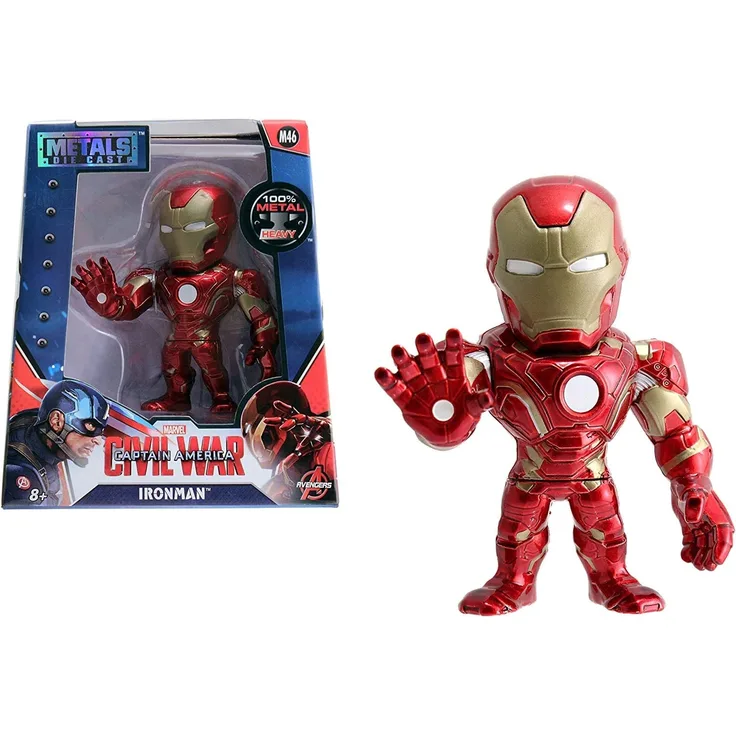 Jada 253221010 Marvel 4" Ironman Figure