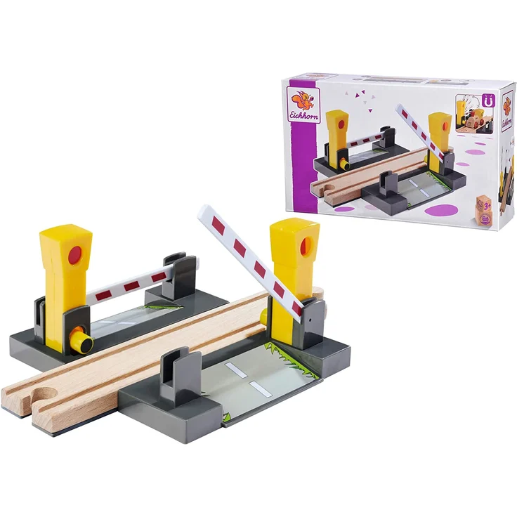 Eichhorn Bahn – Holzeisenbahn – Automatischer Bahnübergang – Bild 4