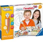RAVENSBURGER - tiptoi - Komplettset interaktiver Leser + Buch Ich lerne Englisch, französische Version