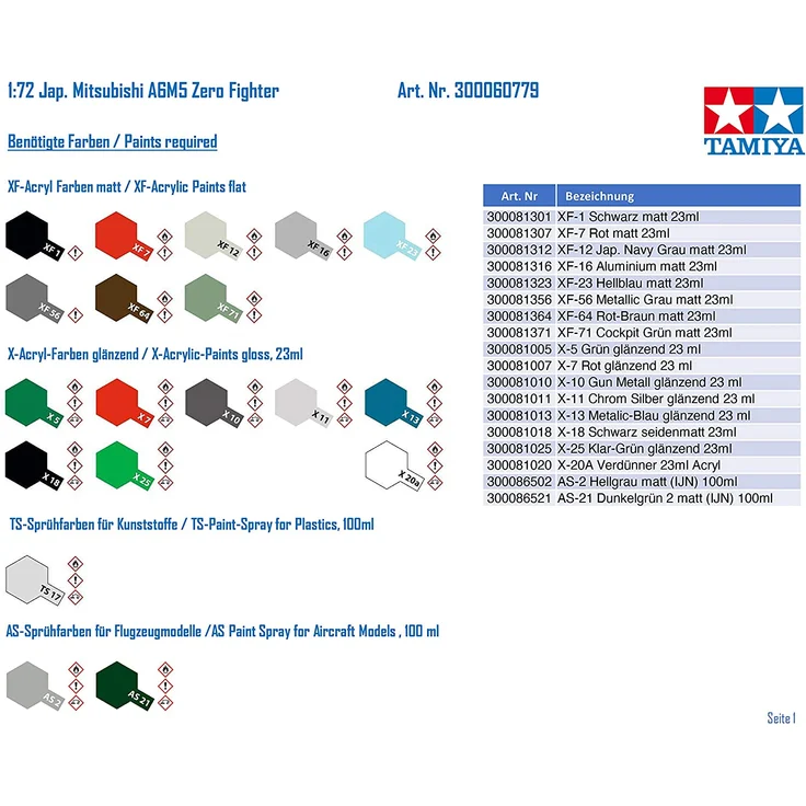 Tamiya Plastic model A6M5 Zero (Zeke) – Bild 4