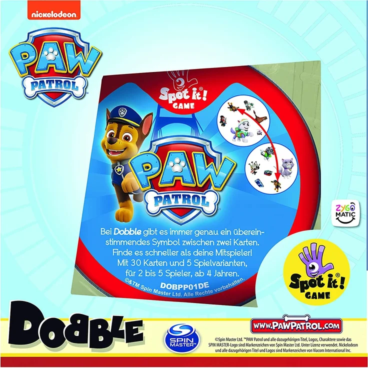 Zygomatic - Dobble Paw Patrol – Bild 3