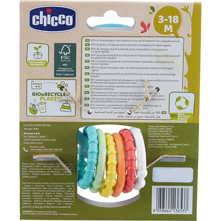 Chicco Owl Rassel Multicolor – Bild 4