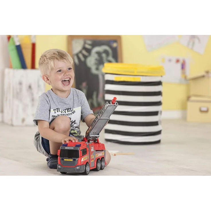 Dickie Toys Fire Fighter, Feuerwehrauto, Spielzeugauto, Feuerwehr, mit Wasserspritzfunktion, Leiter, Seitenpanel zum Öffnen, Licht & Sound, inkl. Batterien, 36 cm groß, ab 3 Jahren - Preisvergleich – Bild 6