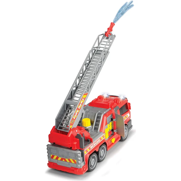 Dickie Toys Fire Fighter, Feuerwehrauto, Spielzeugauto, Feuerwehr, mit Wasserspritzfunktion, Leiter, Seitenpanel zum Öffnen, Licht & Sound, inkl. Batterien, 36 cm groß, ab 3 Jahren - Preisvergleich – Bild 9