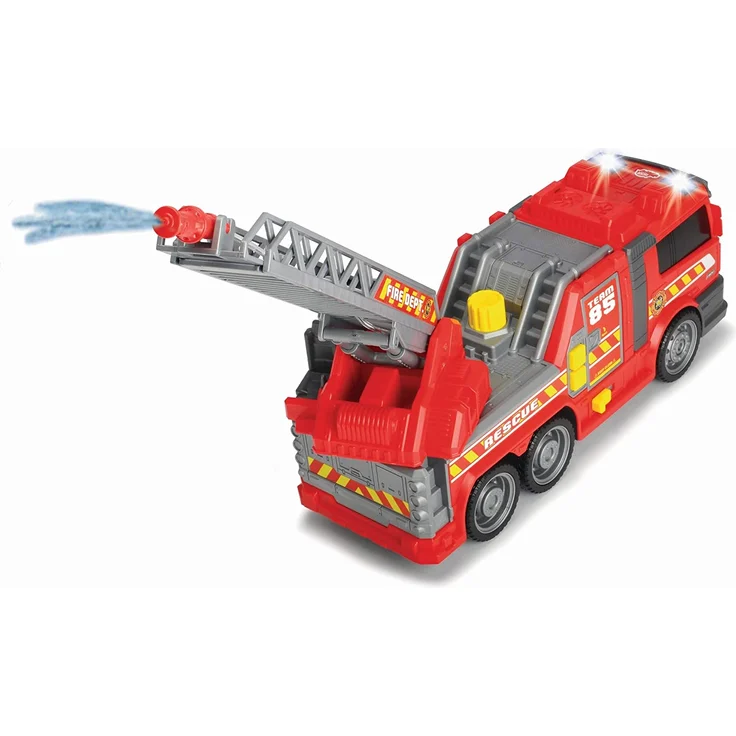 Dickie Toys Fire Fighter, Feuerwehrauto, Spielzeugauto, Feuerwehr, mit Wasserspritzfunktion, Leiter, Seitenpanel zum Öffnen, Licht & Sound, inkl. Batterien, 36 cm groß, ab 3 Jahren - Preisvergleich – Bild 11