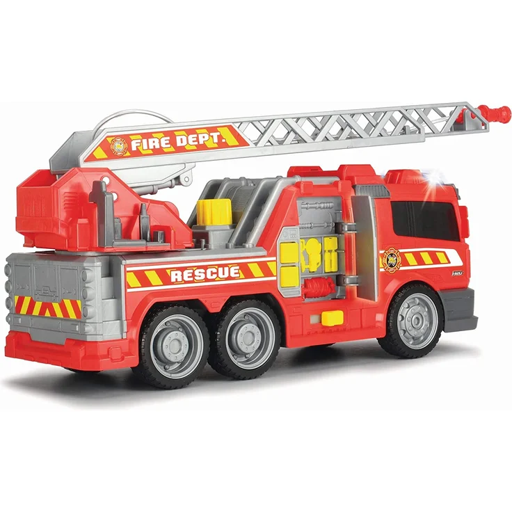 Dickie Toys Fire Fighter, Feuerwehrauto, Spielzeugauto, Feuerwehr, mit Wasserspritzfunktion, Leiter, Seitenpanel zum Öffnen, Licht & Sound, inkl. Batterien, 36 cm groß, ab 3 Jahren - Preisvergleich – Bild 8