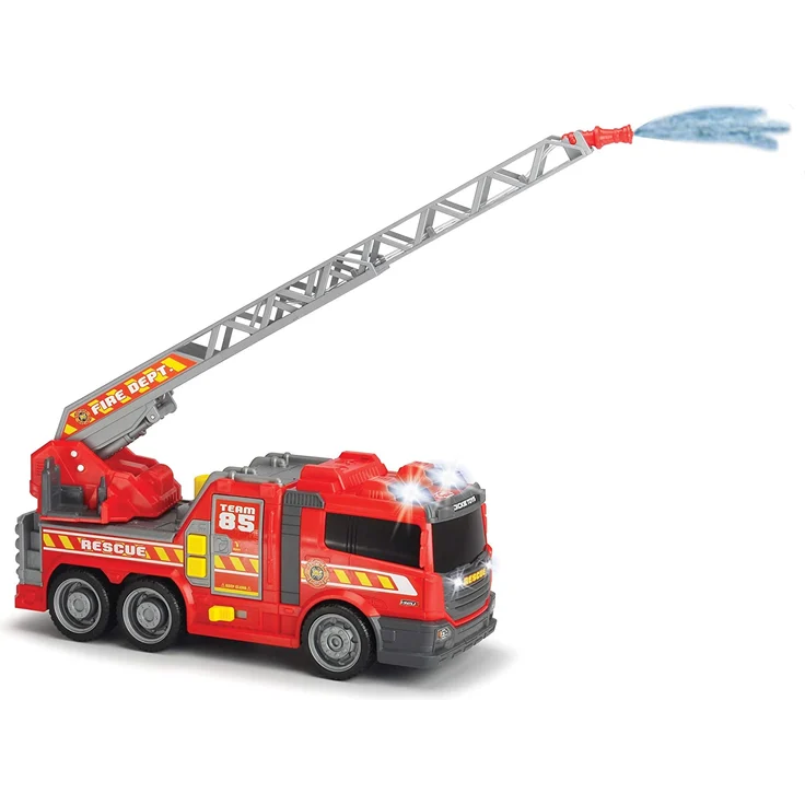 Dickie Toys Fire Fighter, Feuerwehrauto, Spielzeugauto, Feuerwehr, mit Wasserspritzfunktion, Leiter, Seitenpanel zum Öffnen, Licht & Sound, inkl. Batterien, 36 cm groß, ab 3 Jahren - Preisvergleich – Bild 10