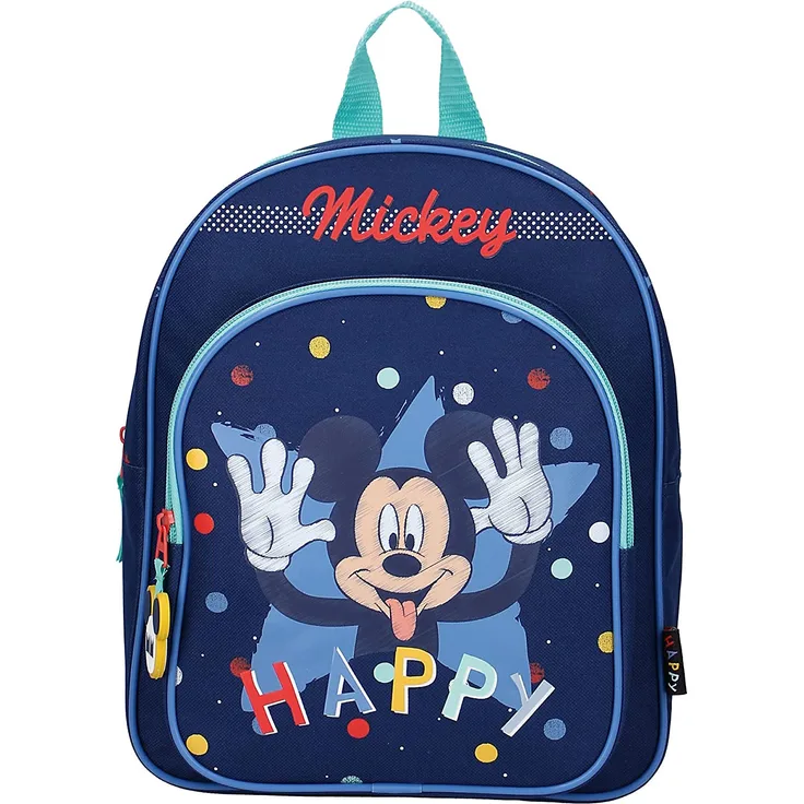 Am Fenster | Kinder Rucksack | 31 x 25 cm | Micky Maus | Mickey Mouse