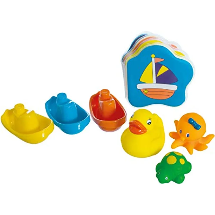 Bieco 27005000 - Badewannen Spielset 7 teilig