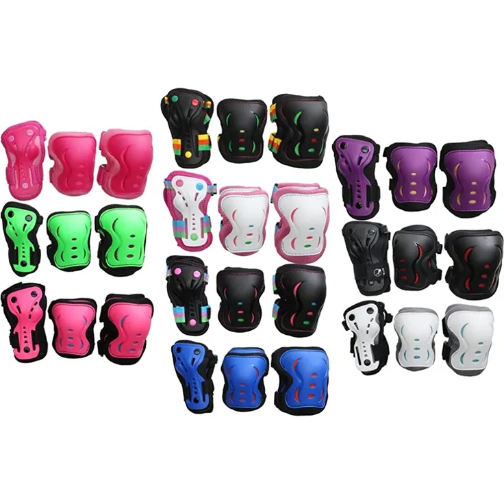 SFR Rio Roller - Protektoren-Triple-Set - Schoner für Rollschuhe/Inliner - Candi - Blau - L (Alter 9-12)