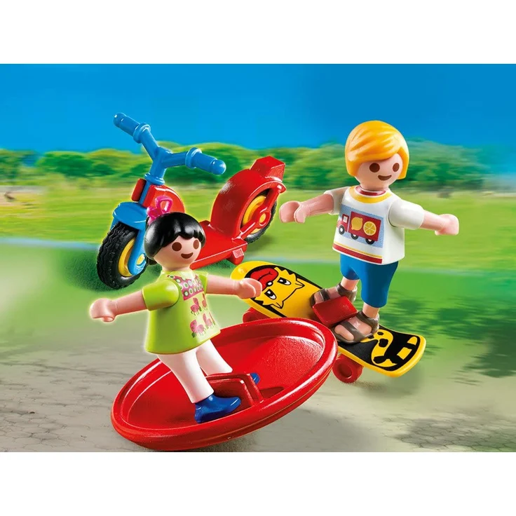 Playmobil 4764 - 2 Kinder mit Spielgeräten – Bild 2