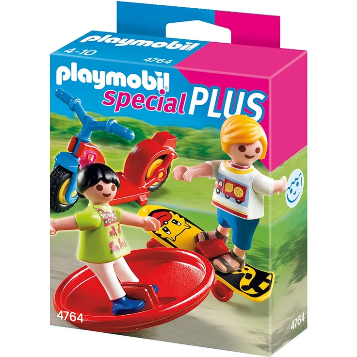 Playmobil 4764 - 2 Kinder mit Spielgeräten – Bild 1