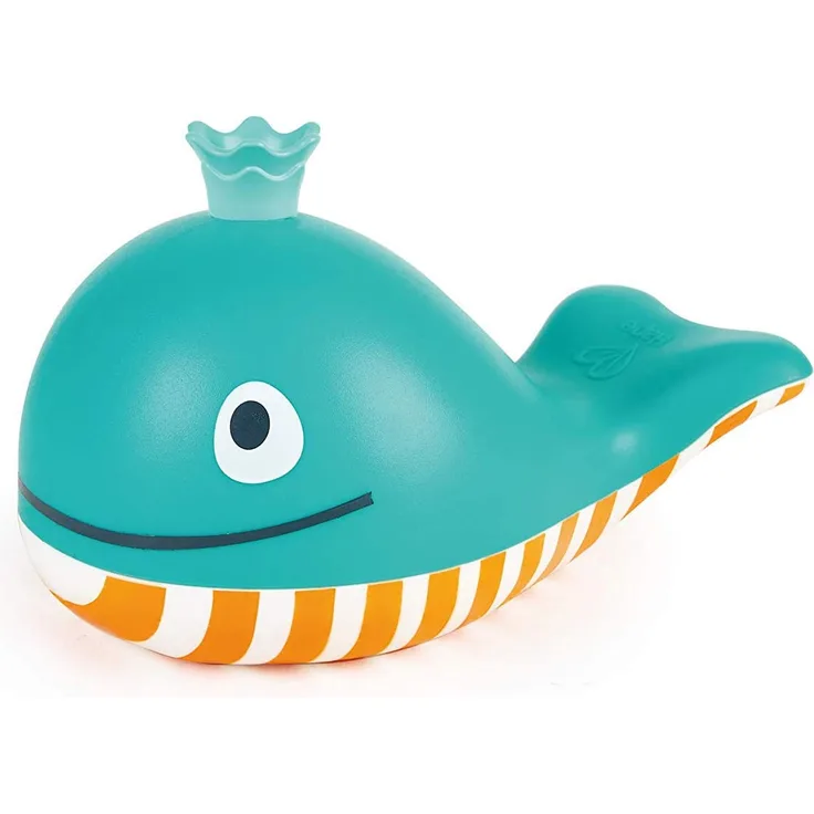 Hape E0216 Badespielzeug Seifenblasen-Wal, Badewannenspielzeug, Mehrfarbig