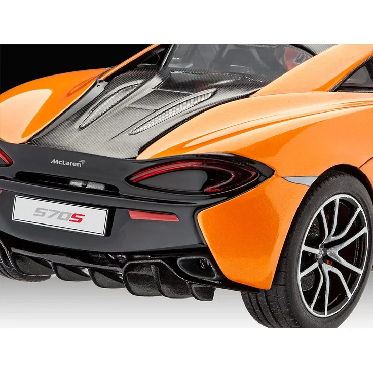 Revell Modellbausatz Auto 1:24 - McLaren 570S im Maßstab 1:24, Level 3, originalgetreue Nachbildung mit vielen Details, 07051 – Bild 7